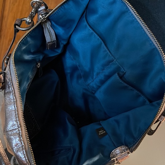 Coach Metalic Madison Satchel/ Lg Crossbody - Picture 6 of 13